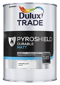 Dulux Trade Pyroshield Durable Matt