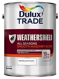 Dulux Trade Weathershield All Seasons Smooth Masonry Gloss